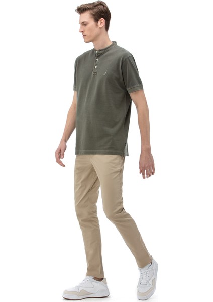 Nautıca Erkek Slim Fit Bej Chino Pantolon P01000T.2TK