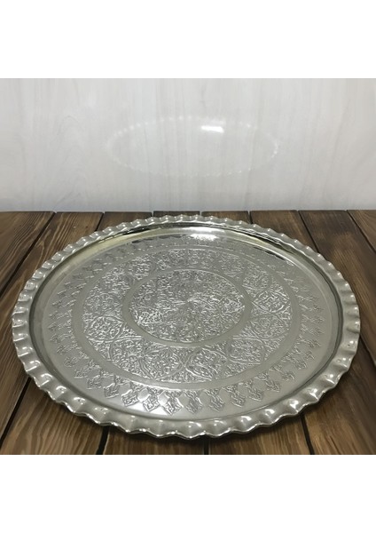 İşlemeli Bakır Tepsi 35 cm fiyatları