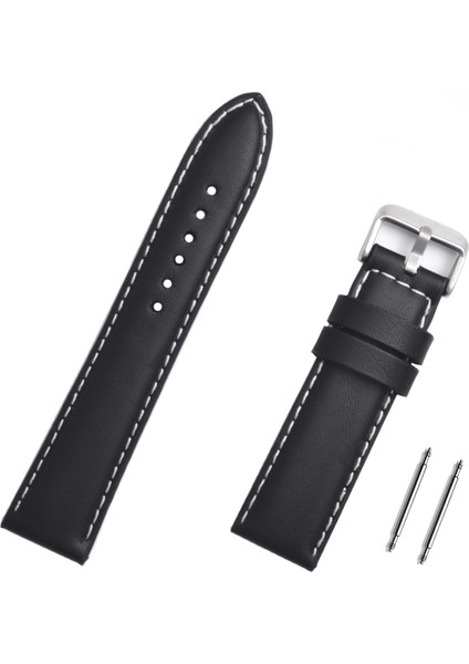 20MM Siyah Saat Kordonu Kayış