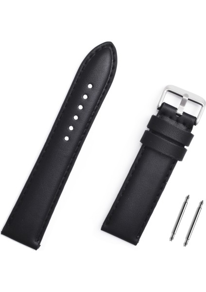 22MM Siyah Saat Kordonu Kayış