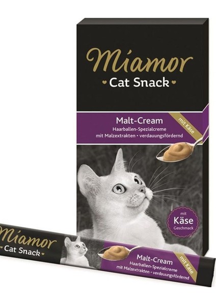 Cream Malt ve Peynirli Ek Besin ve Kedi Ödülü 6 x 15 gr 3'lü Set Idili