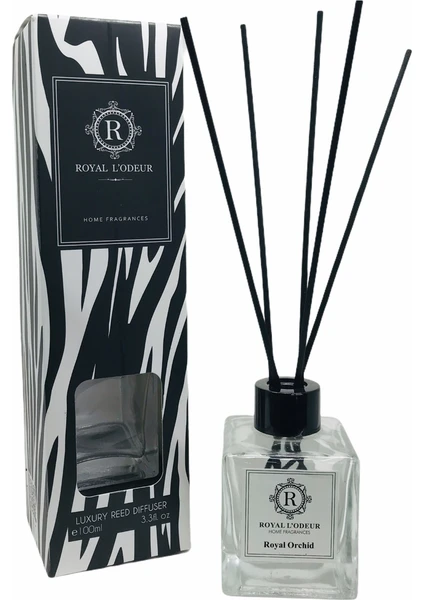 Royal Mum Yeni Seri - Tanıtım Özel-  Royal Black Orchid Çubuklu Ortam Kokusu 100 ml