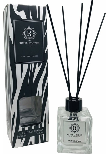 Yeni Seri - Tanıtıma Özel - Royal Lavanta Bahçesi Çubuklu Oda Kokusu 100 ml