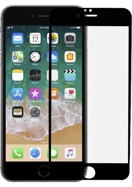 Apple iPhone 6s Plus Parmak Izi Bırakmayan Ekran Koruyucu 9d Mat Seramik Nano Tam Kaplayan