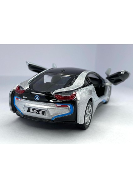 Bmw I8 - Çek Bırak 5inch. Lisanslı Model Araba, Oyuncak Araba 1:36