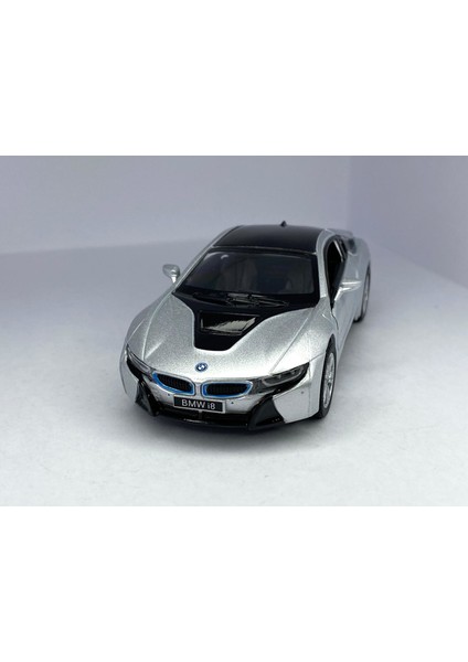 Bmw I8 - Çek Bırak 5inch. Lisanslı Model Araba, Oyuncak Araba 1:36