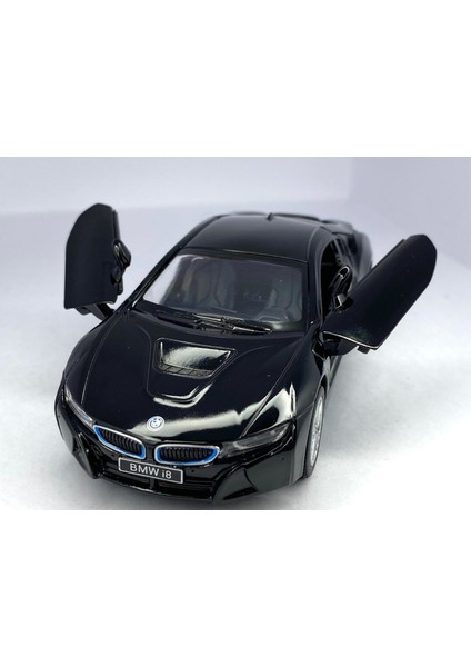 Bmw I8 - Çek Bırak 5inch. Lisanslı Model Araba, Oyuncak Araba 1:36