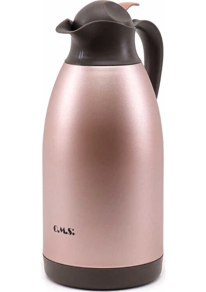 Oms 3281 Paslanmaz 2 Litre Çelik Termos Rosegold