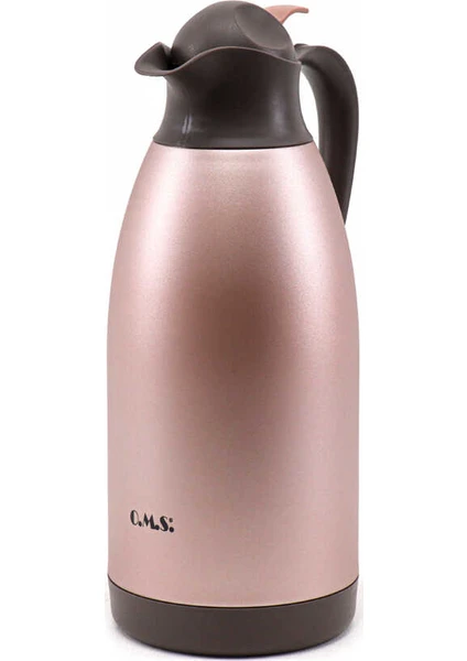 Oms 3281 Paslanmaz 2,5 Litre Çelik Termos Rosegold