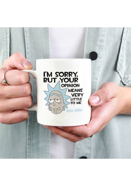Isme Özel Rick And Morty Espirli Kupa
