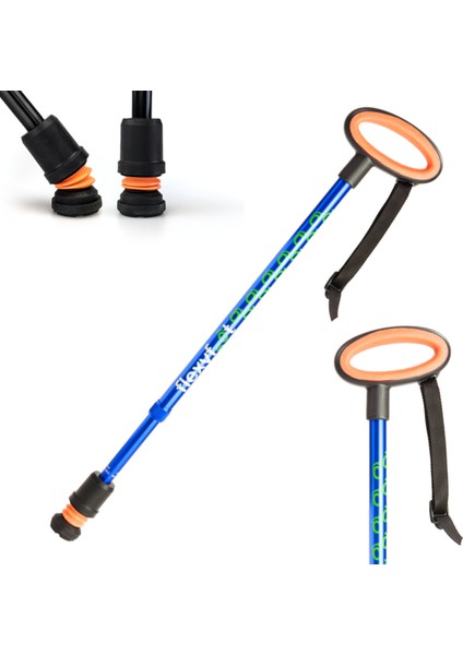 Oval Başlı Baston Mavi Renk