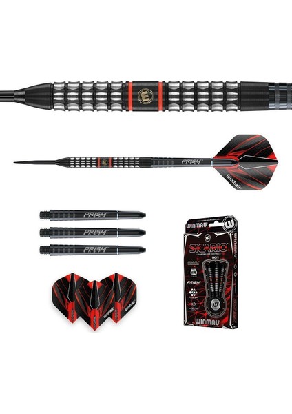 Sicario Onyx %90 Tungsten 22GR Çelik Uçlu Dart Oku