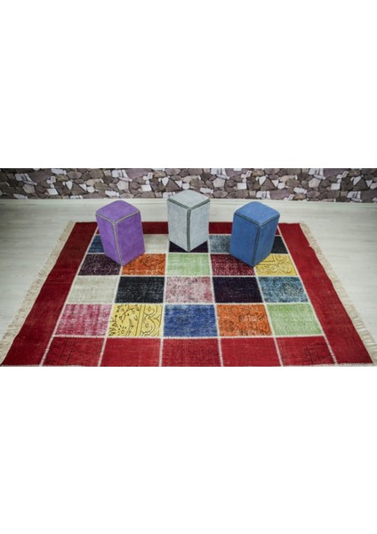 Patchwork El Dokuma Antik Anadolu Halısı Simbad fiyatları