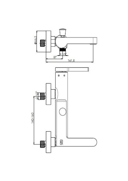 Gildo MBB165-S Banyo Bataryası Siyah