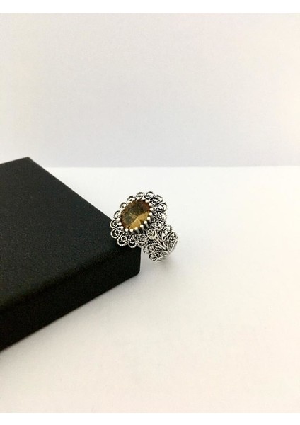 Gümüş Zultanit Sultanite Renk Değiştiren Telkari Yüzük