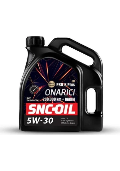 SNC-OIL XL Pro-S Plus 5W-30 4 Litre Onarıcı Motor Yağı ( Üretim Yılı: 2023 )