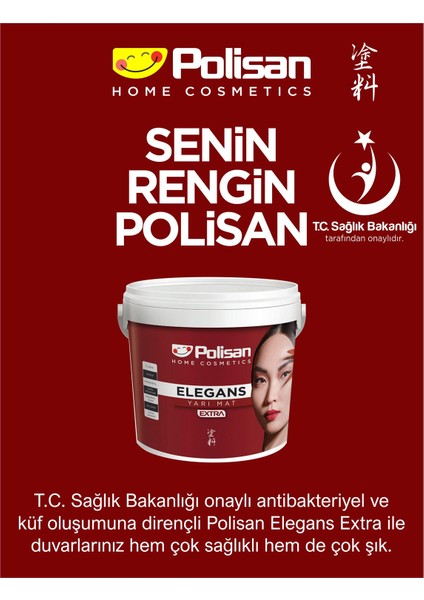 Antibakteriyel Elegans Extra 20 kg + Marshall Tavan 10 kg + Marshall Panel Kapı Boyası 2.5 Lt + Set Limonata