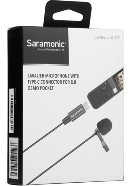 Lavmicro U3-Op Osmo Pocket Mikrofonu