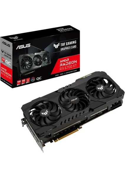 Radeon RX 6700 XT OC 12GB 192Bit 2514MHz GDDR6 PCI-Express 4.0 Ekran Kartı (TUF-RX6700XT-O12G-GAMING)