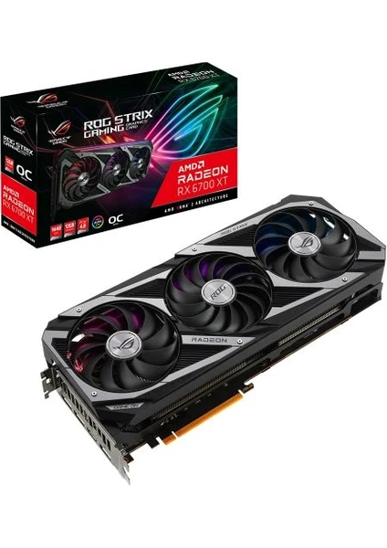 Radeon RX 6700 XT OC 12GB 192Bit 2548MHz GDDR6 PCI-Express 4.0 Ekran Kartı (ROG-STRIX-RX6700XT-O12G-GAMING)