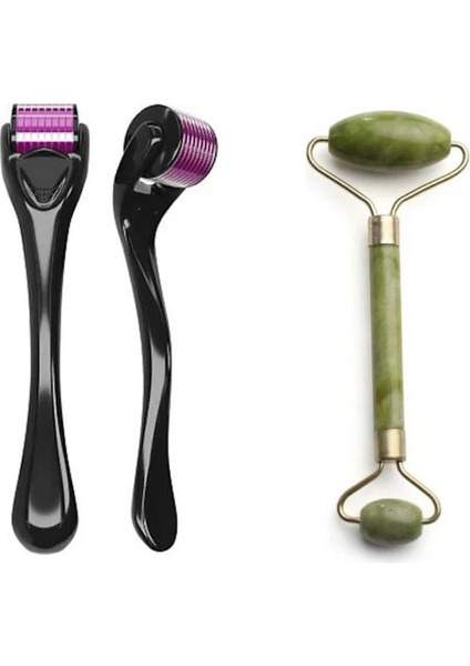 Dermaroller 0.75 mm ve Yeşim Taşı