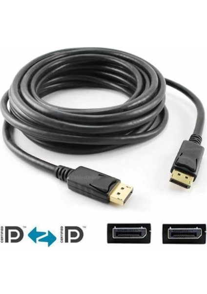 Display Display Kablo Dp 1.8m Displayport Kablo Display Port 1.8 Metre