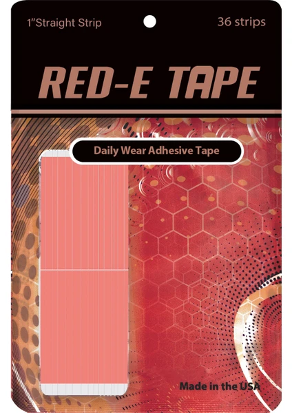  True Tape Red-E Tape™ Protez Saç Bandı 1" x 3" (2,5cm x 7,5cm)