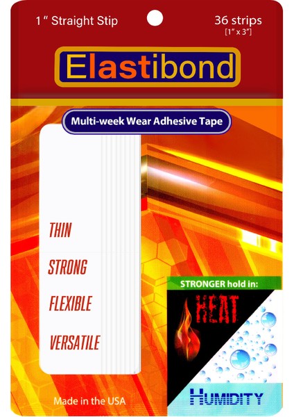 Elastibond Protez Saç Bandı Düz ( 1" St ) - (2,5cm x 7.5cm) 36 Adet