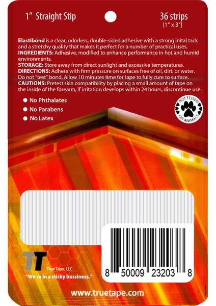 Elastibond Protez Saç Bandı Düz ( 1" St ) - (2,5cm x 7.5cm) 36 Adet fiyatları