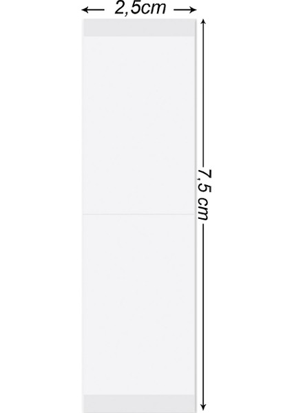 Elastibond Protez Saç Bandı Düz ( 1" St ) - (2,5cm x 7.5cm) 36 Adet modelleri