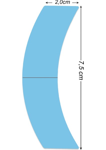 Performance Plus Protez Saç Bandı Oval (Lf - 2,0cm x 7.5cm) 36 Adet