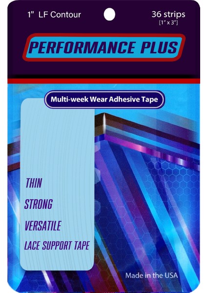 Performance Plus Protez Saç Bandı Oval (1" Lf - 2,5cm x 7.5cm) 36 Adet