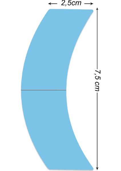 Performance Plus Protez Saç Bandı Oval (1" cc - 2,5cm x 7.5cm) 36 Adet