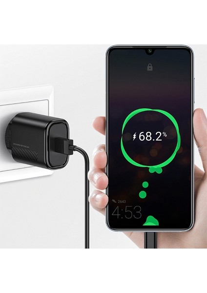 USB QC3.0 18W Hızlı Şarj Cihazı Şarj Aleti AL-33402
