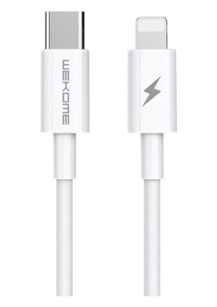 Wekome Wk WDC-108 Type-C To Lightning PD 20W Hızlı Şarj Kablosu 1. 2 mt