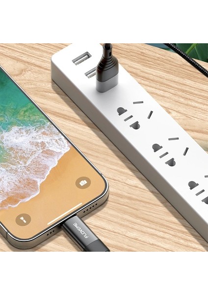 4in1 USB To Type C -Type To Type Kablosu + Lightning Başlık USB 1 mt AL-33616
