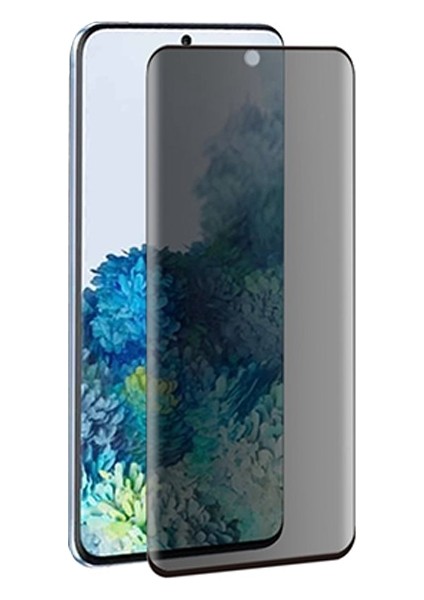 Samsung Galaxy S20 Fe 3D Full Privacy Gizlilik Tempered Cam Ekran Koruyucu AL-33743
