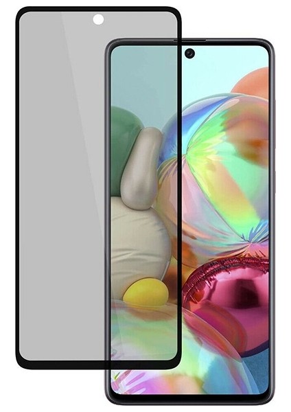 Samsung Galaxy Note 10 Lite 3D Full Privacy Gizlilik Tempered Cam Ekran Koruyucu AL-33759