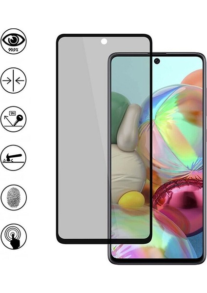 Samsung Galaxy Note 10 Lite 3D Full Privacy Gizlilik Tempered Cam Ekran Koruyucu AL-33759 fiyatları