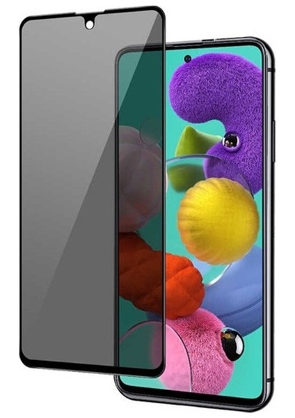 Samsung Galaxy S10 Lite 3D Full Privacy Gizlilik Tempered Cam Ekran Koruyucu AL-33760