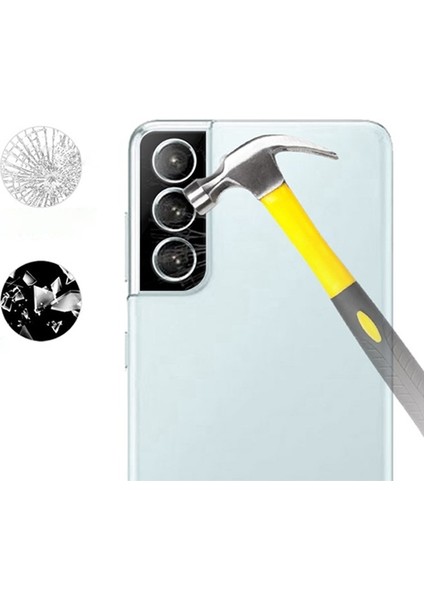 Samsung Galaxy S21 Plus Hd 3D Full Tempered Cam Kamera Koruyucu AL-33771 fiyatları