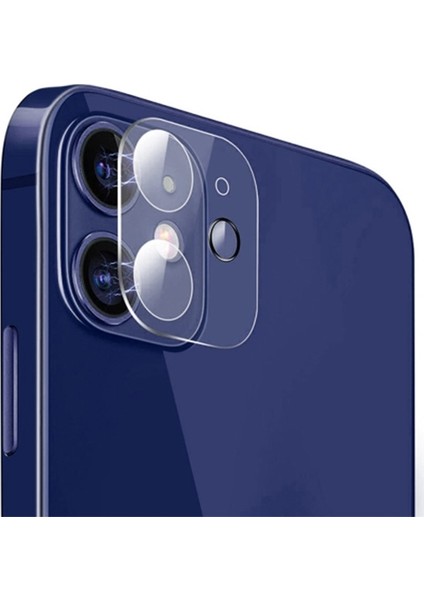 Apple iPhone 12 6.1 Hat-Prince 9h 3D Full Tempered Cam Kamera Koruyucu AL-33870