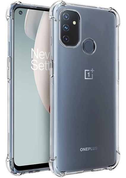 Oneplus Nord N100 Anti-Drop Silikon Kılıf Kamera Korumalı Şeffaf Silikon Kılıf AL-33840