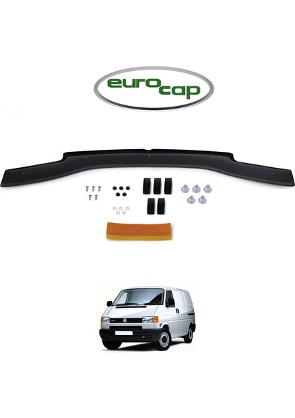 Volkswagen T4 Transporter Ön Kaput Koruma Rüzgarlığı 3 mm Akrilik Parlak Deflektör 1995-2003