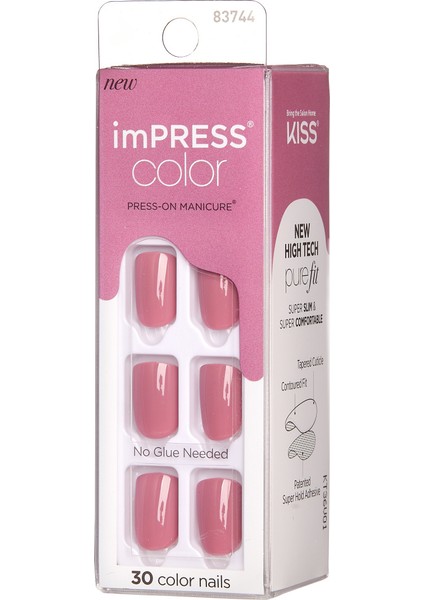 Color Kendinden Yapışkanlı Takma Tırnak - Kısa- KIMC005