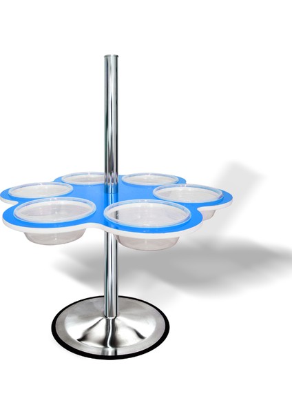 Standı - Çocuklar Için Oyun Aktivite Kum Havuzu - Mavi