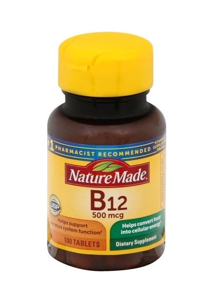 Vitamin B-12 500 Mcg 100 Tablet