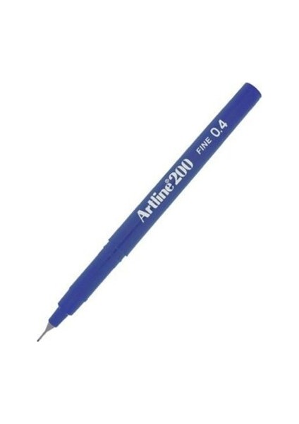 EK-200 Fineliner Ince Uçlu Keçeli Kalem 0.4 mm Mavi