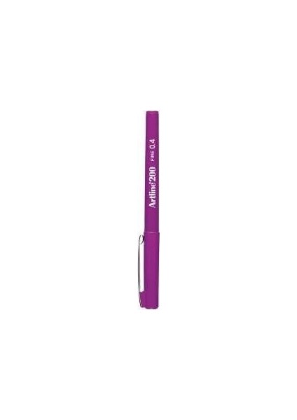 EK-200 Fineliner Ince Uçlu Keçeli Kalem 0.4 mm Magenta