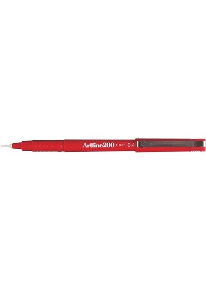 EK-200 Fineliner Ince Uçlu Keçeli Kalem 0.4 mm Red fiyatları